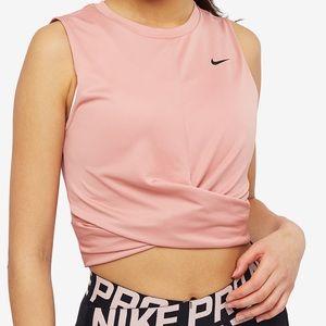 Nike Dusty Pink Cropped Tank size S